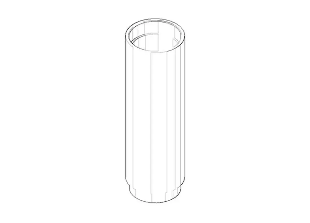 DORNBRACHT Hülse ERSATZTEILE 091840063 D. 39,5 x 124 mm Weiß matt, 091840063-10 Galeriebild 1